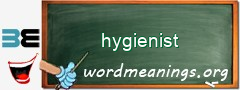WordMeaning blackboard for hygienist